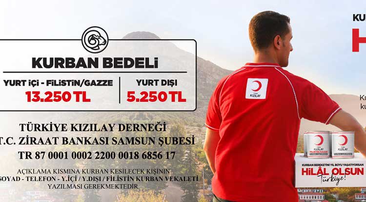 Kızılay'dan kurban bağışı çağrısı