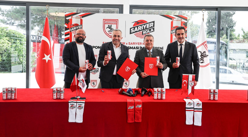 Samsunspor'dan Sarıyer Kola ile sponsorluk anlaşması