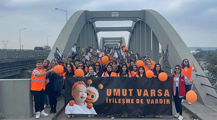 LÖSEV’den Bafra'da Turuncu Yürüyüş