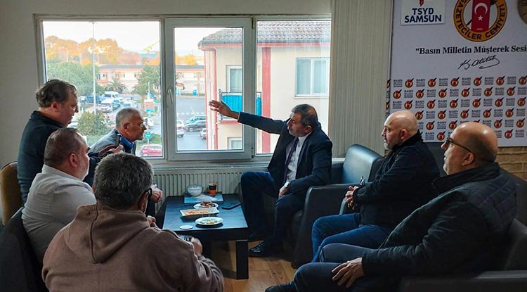 MHP'li Mucur Gazeteciler Cemiyeti'nde