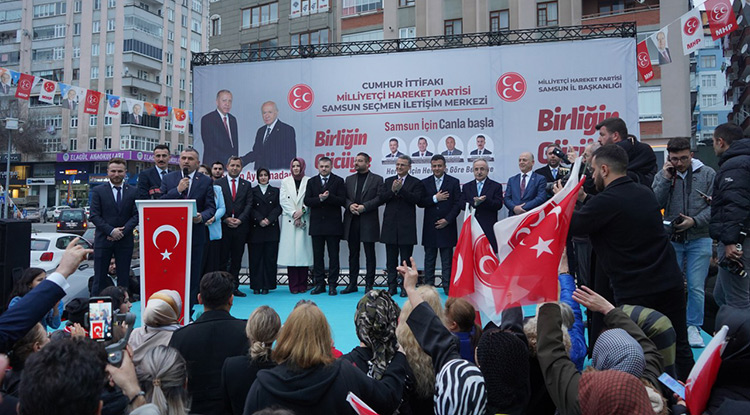 MHP Seçmen İletişim Merkezine Coşkulu Açılış