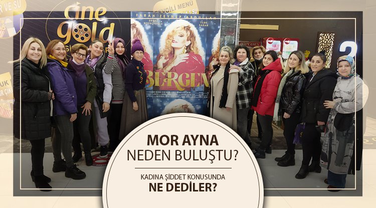 Mor Ayna üyeleri Bergen'i izledi