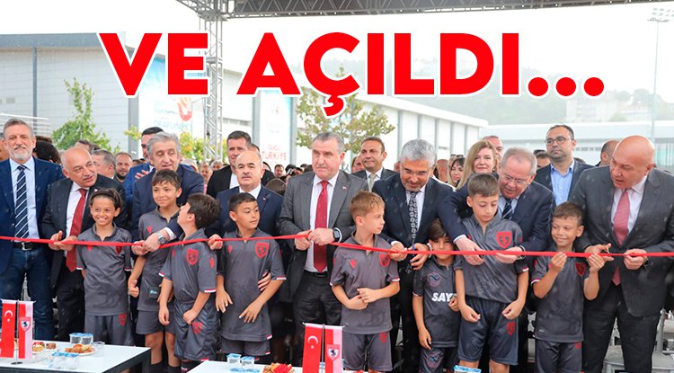 Mustafa Erkanat Tesisleri açıldı