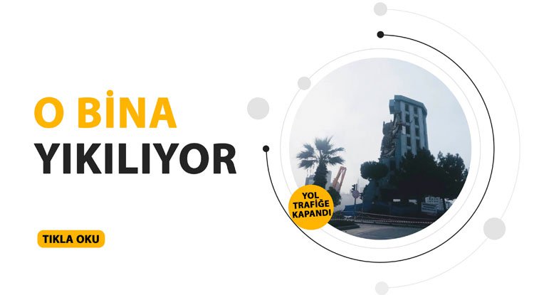O bina yıkılıyor