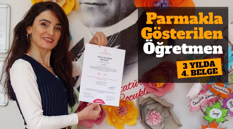 Parkmakla gösterilen öğretmen