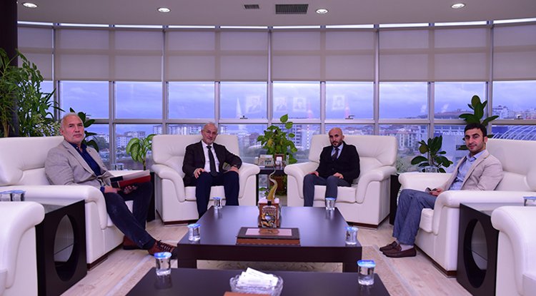 Ragbi Federasyonu Başkanı Pazan’dan Rektör Ünal'a işbirliği ziyareti