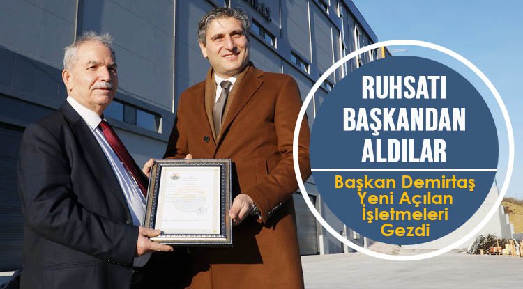Ruhsatlarını başkandan aldılar