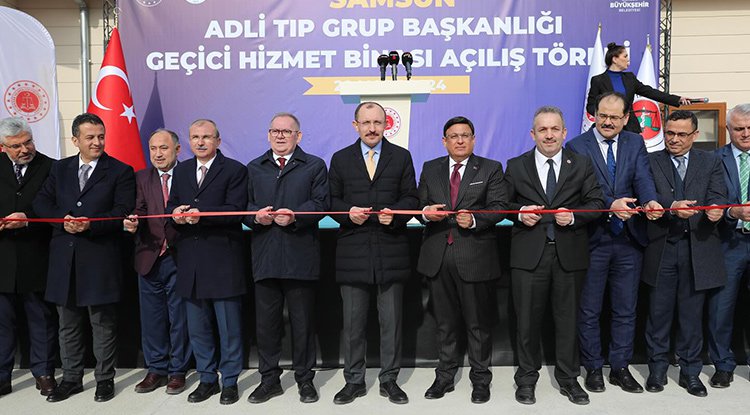 Samsun Adli Tıp geçici binası açıldı