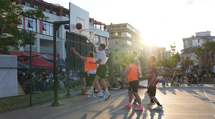 Samsun Atakum’da 3x3 basketbol şöleni
