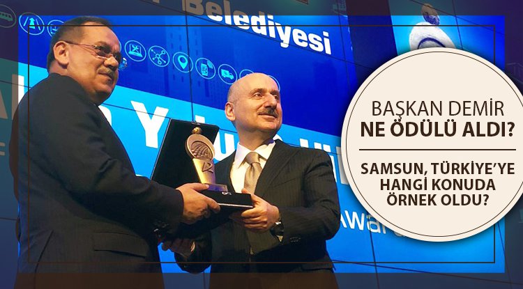 Samsun Büyükşehir’e 'Akıllı Şehir' ödülü