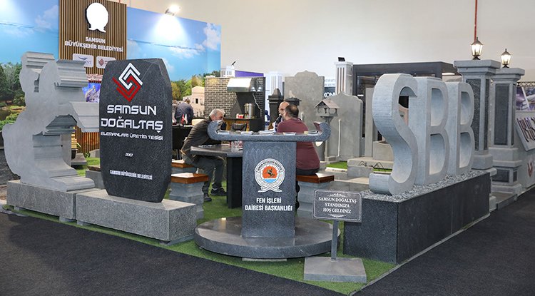 Samsun Büyükşehir standına yoğun ilgi