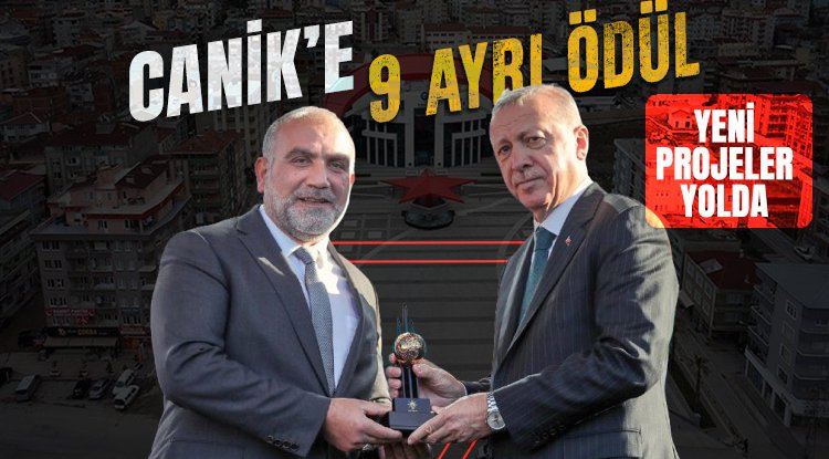 Samsun Canik Belediyesi’ne 9 Ayrı Ödül