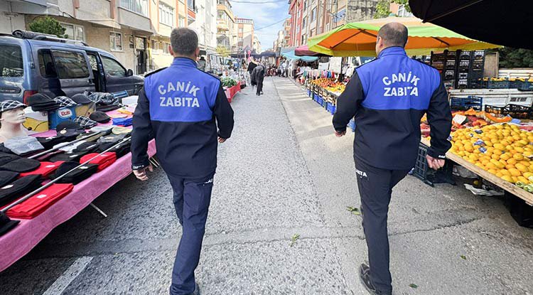 Samsun Canik'te Semt Pazarlarına Sıkı Takip
