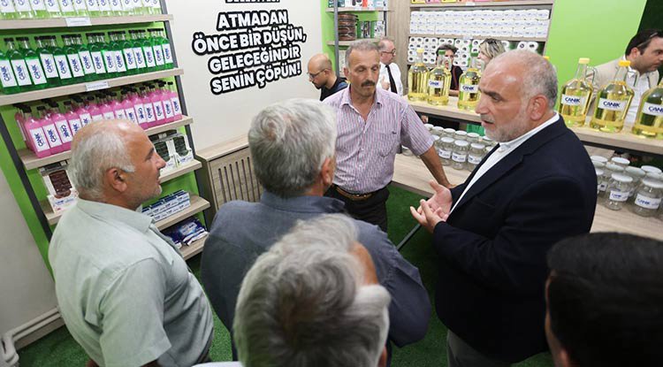 Samsun Canik'teki Bu Markette Para Geçmiyor