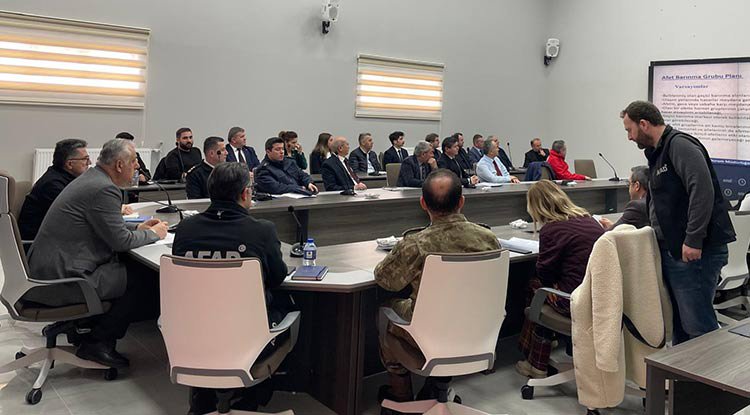 Samsun'da afete karşı TAMP toplantısı