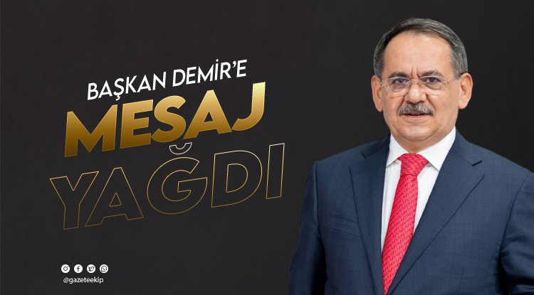 Samsun'da Başkan Demir'e mesaj yağdı