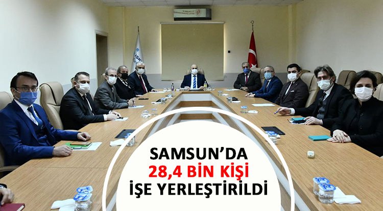 Samsun'da 28,4 bin kişi işe yerleştirildi