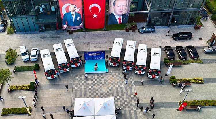 Samsun'da, Büyükşehir ilçe ulaşımına el attı
