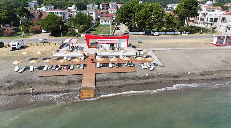 Samsun'da Engelsiz Plaj hizmete açıldı