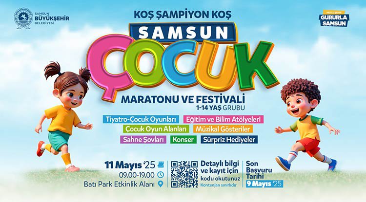 Samsun'da festival dolu bir pazar