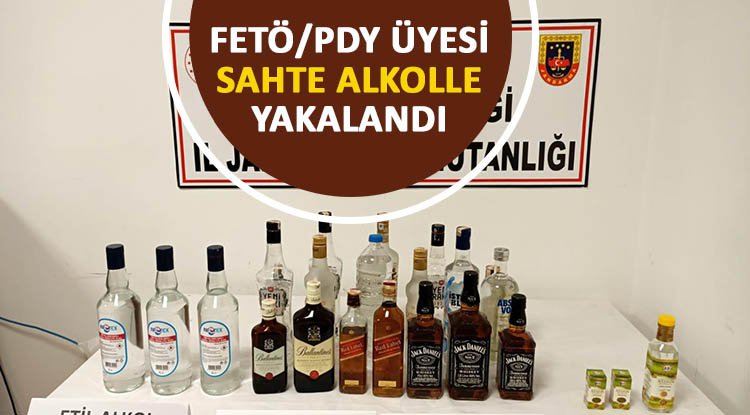 Samsun'da FETÖ/PDY üyesi sahte alkolle yakalandı