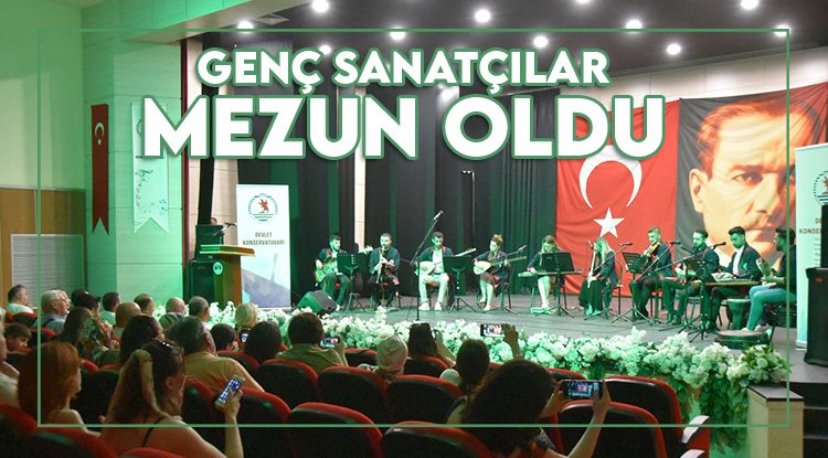 Samsun'da genç sanatçılar mezun oldu