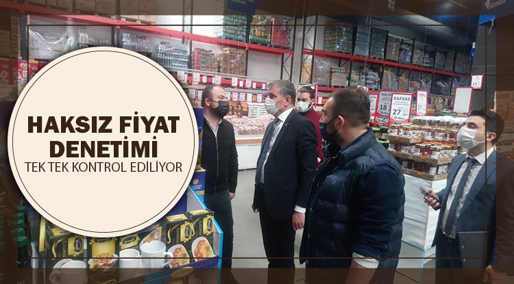 Samsun'da haksız fiyat denetimi sürüyor