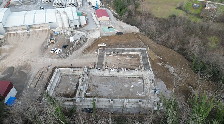 Samsun'da Hasır Çelik Fabrikası’nın inşaatı başladı