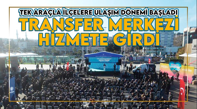 Samsun'da ilçelerden merkeze tek araçla yolculuk dönemi başladı
