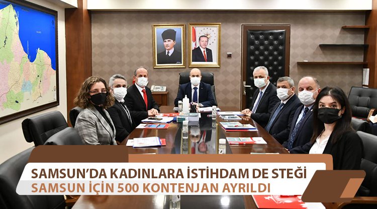Samsun'da kadınlara istihdam desteği!