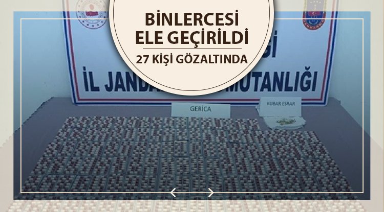 Samsun'da 27 kişi yakalandı