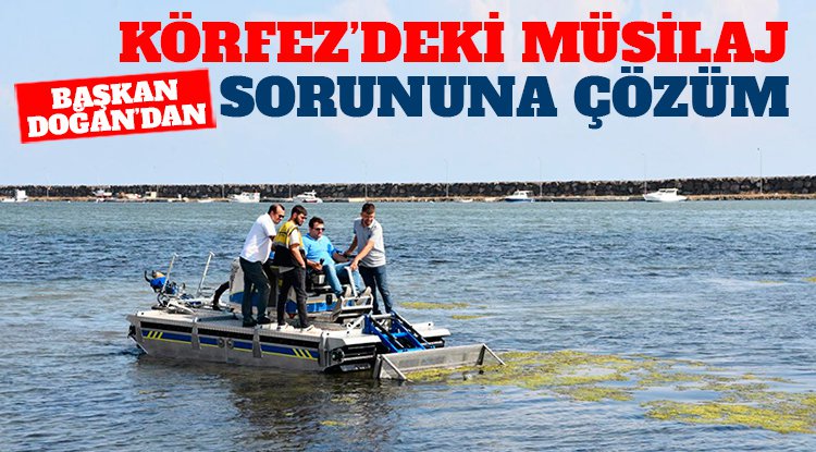 Samsun'da Körfez'deki müsilaj sorununa çözüm
