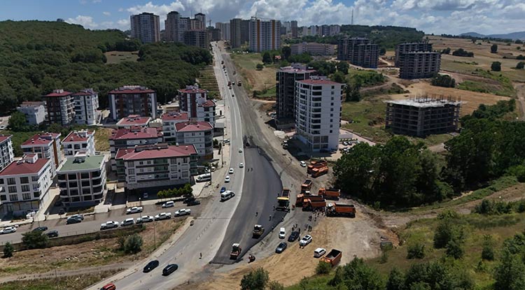 Samsun'da o caddede trafik nefes alacak