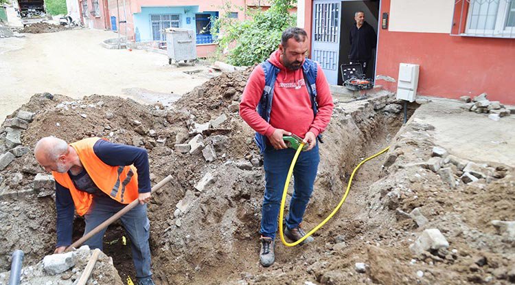 Samsun'da O Mahalle Doğal Gaza Kavuşuyor