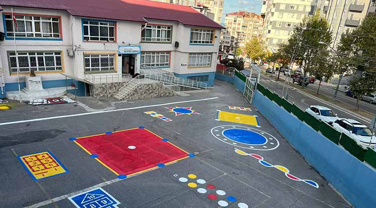 Samsun'da Okul Bahçeleri Güzelleşiyor