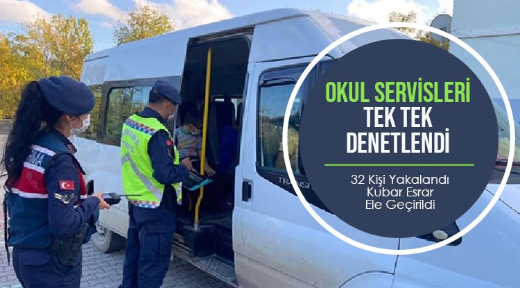 Samsun'da okul servisleri tek tek denetlendi