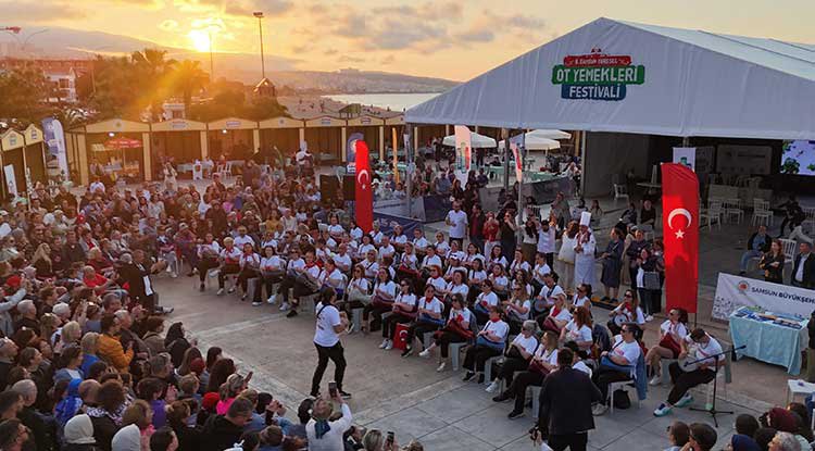 Samsun'da Ot Yemekleri Festivali sona erdi