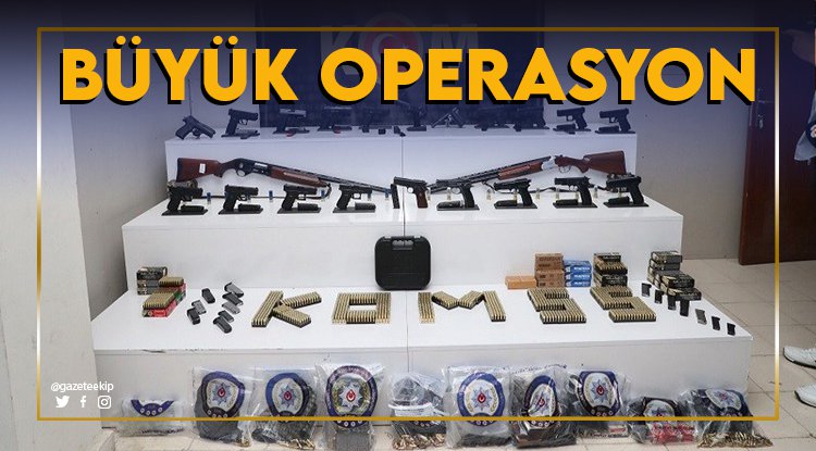 Samsun'da polisten büyük operasyon