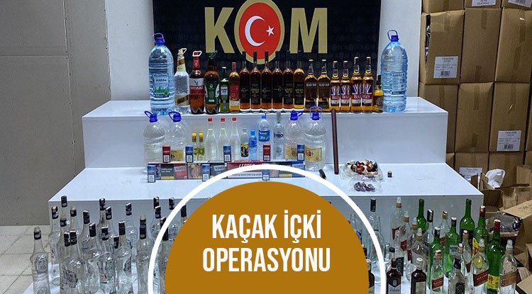Samsun'da sahte içki operasyonu