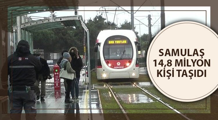 Samsun'da, Samulaş milyonlarca yolcu taşıdı