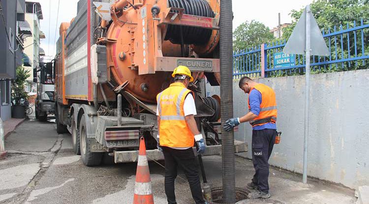 Samsun'da SASKİ 7/24 teyakkuzda