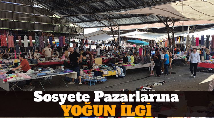 Samsun'da sosyete pazarlarına yoğun ilgi