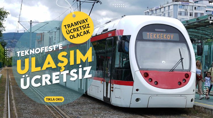Samsun'da TEKNOFEST'e ulaşım ücretsiz