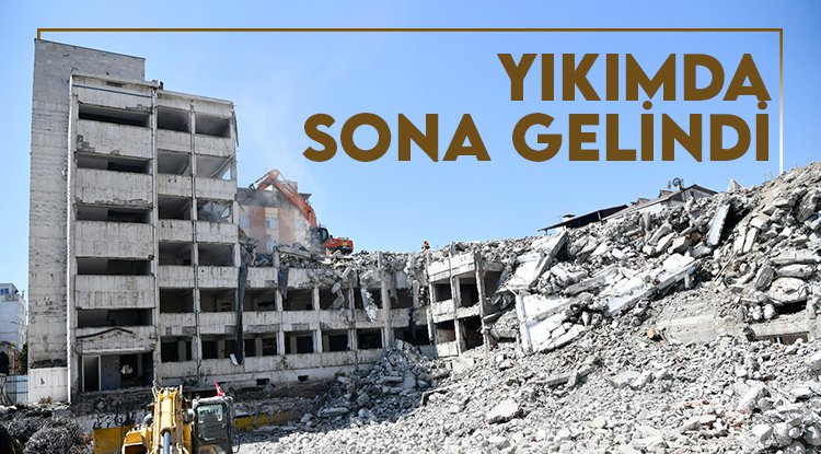Samsun'da yıkımda sona gelindi