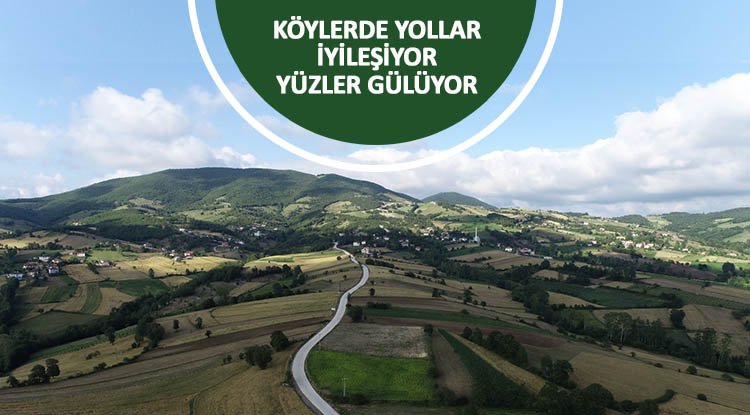 Samsun'da yollar yapıldıkça yüzler gülüyor