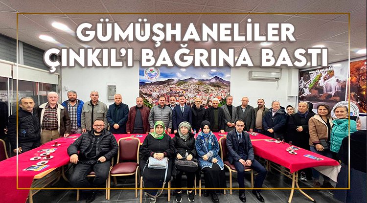 Samsun Gümüşhane Dernekler Federasyonu Yahya Çınkıl'ı Bağrına Bastı