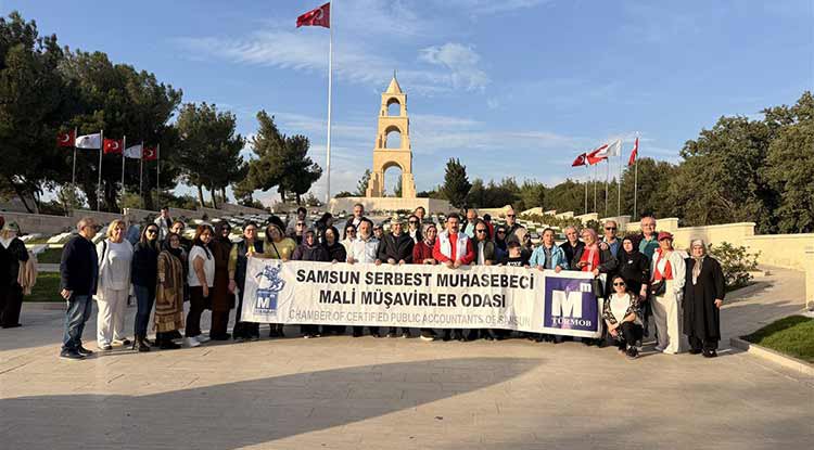 Samsun MMMO'dan Çanakkale ve Bursa Gezisi