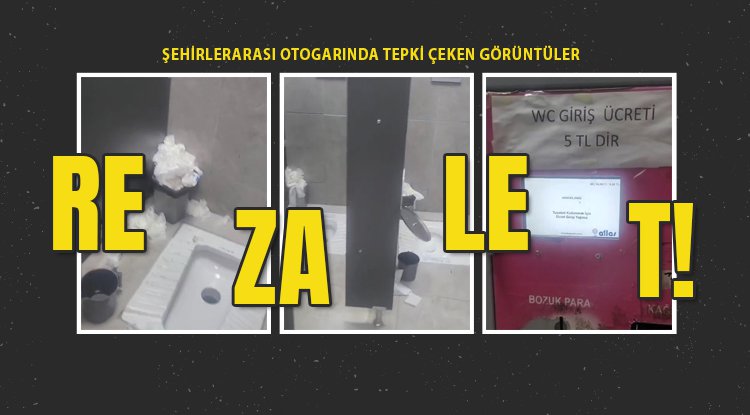 Samsun Otogarında utandıran görüntüler