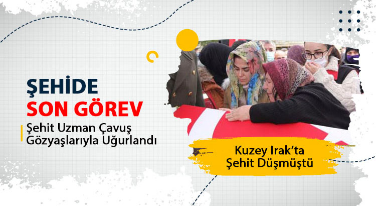 Samsun şehidini uğurladı