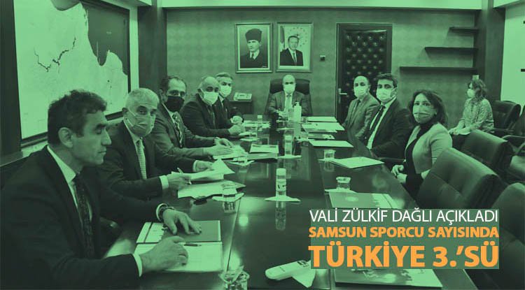 Samsun sporcu sayısında Türkiye 3.'sü